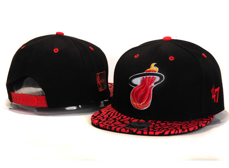 NBA Miami Heat 47B Snapback Hat #15